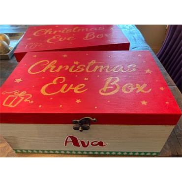 Christmas Eve Wooden Craft Box 300x195x130mm