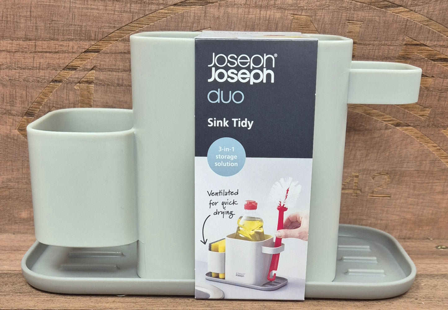 JJ Duo Sink Tidy Grey