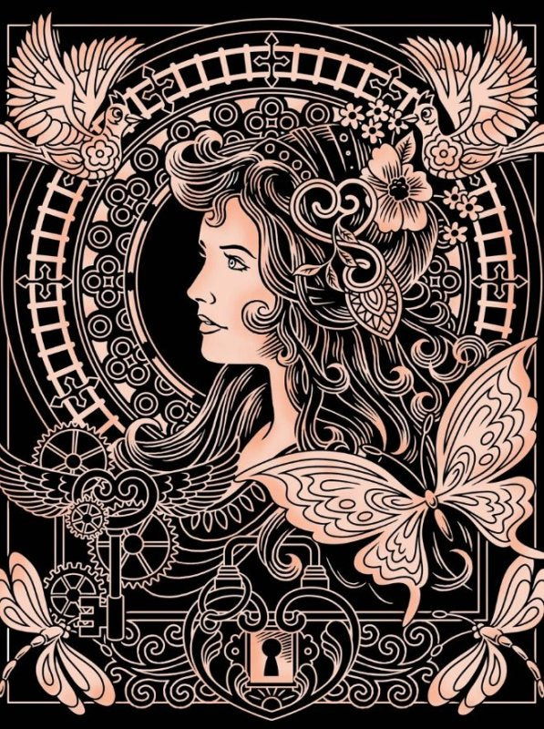 Scratch Art Rose Gold Secret Beauty