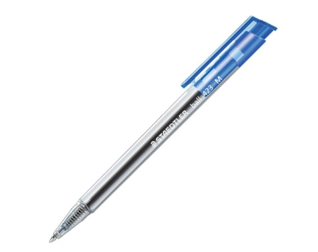 Staedtler Blue Retractable Pen Medium Point