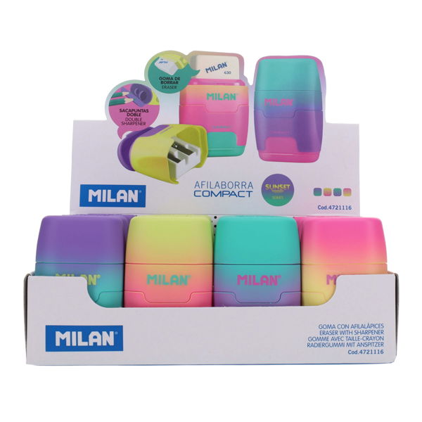 Milan Sunset Sharpener/Eraser