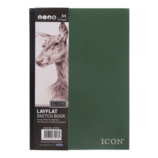 A4 Lay Flat Sketch Book 105gsm