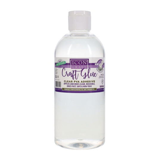 Icon Craft 500ml Clear Pva Glue