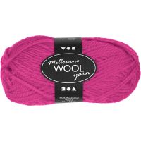 Wool 50g Neon Pink