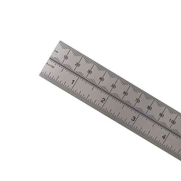 Premier 12in/30cm Deadlength Steel Ruler