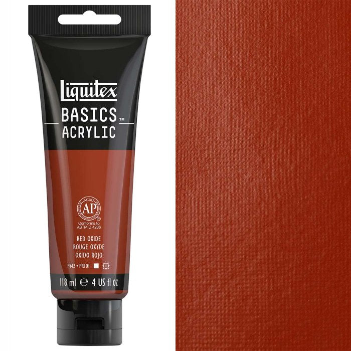 Liquitex Basics Acrylic 118Ml Red Oxide