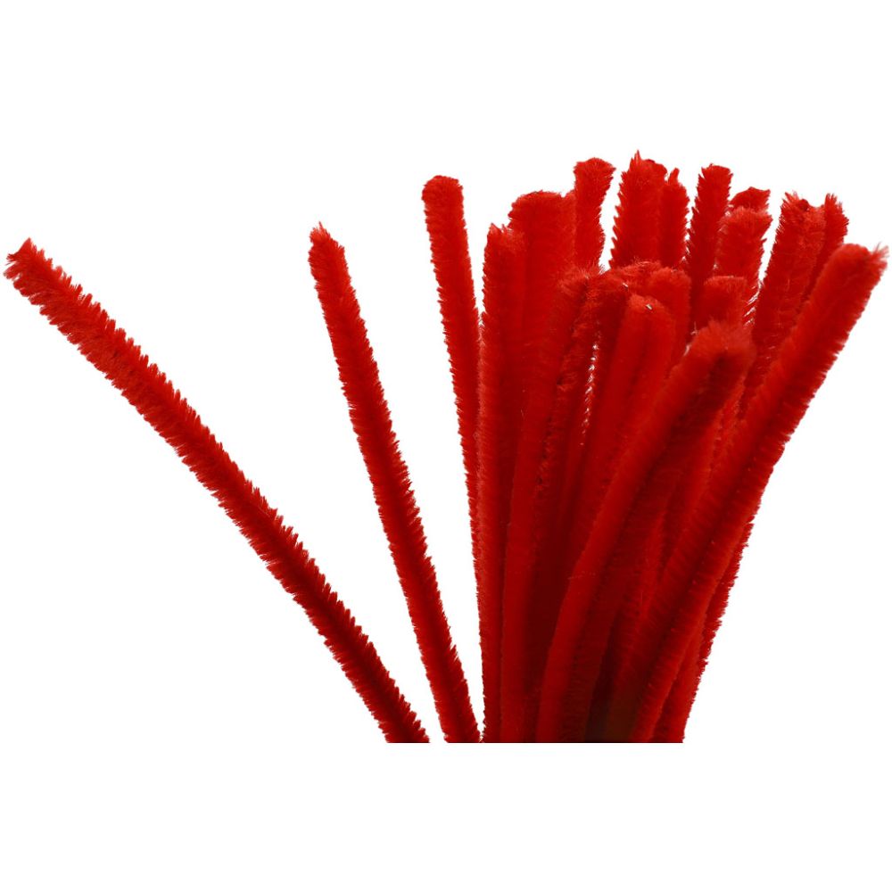 Red Pipecleaners 50 Pack