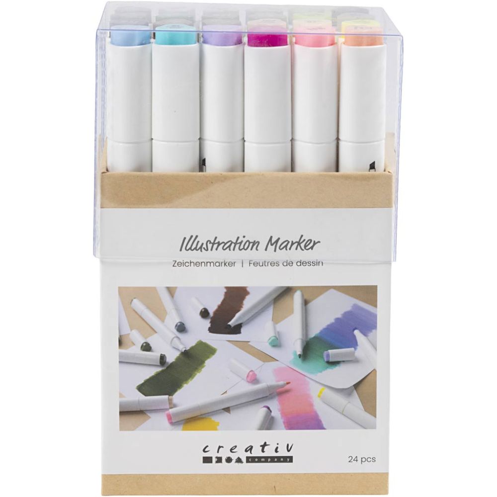 Illustration Markers 24 Pack