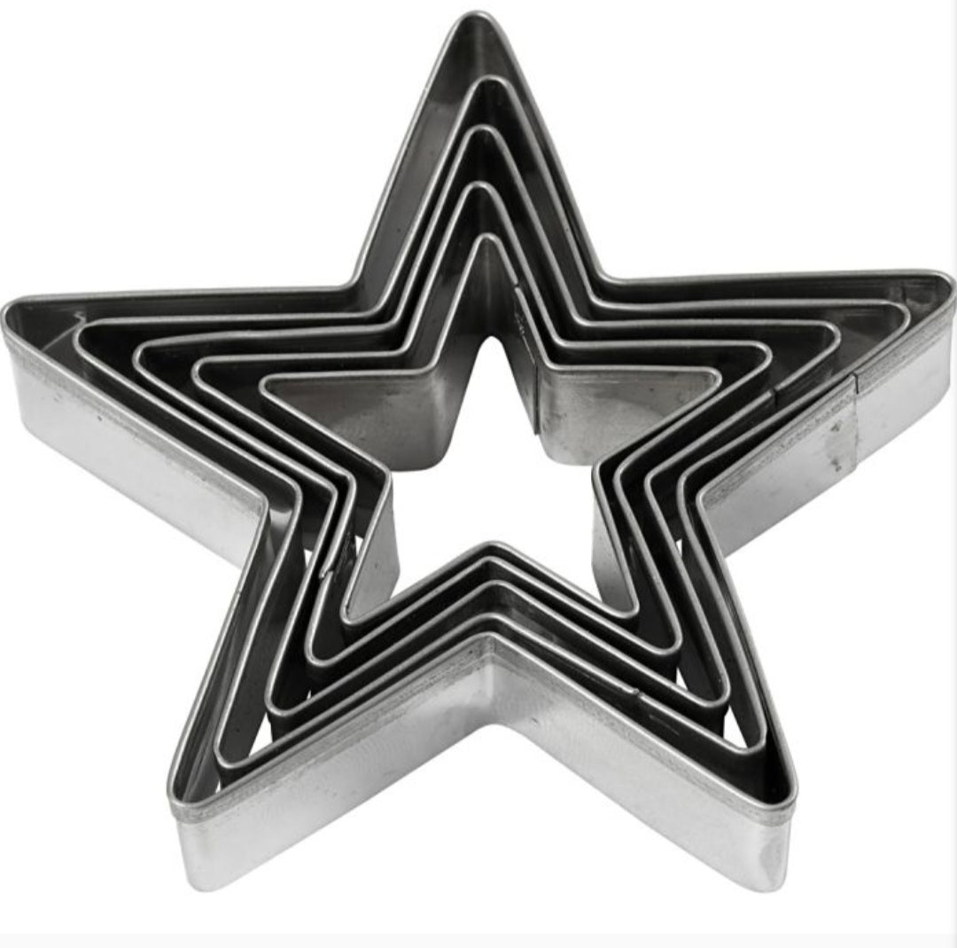 Star Cookie Cutters 5pk