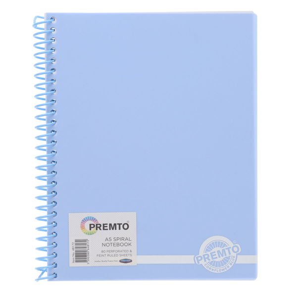 Premto Pastel A5 Spiral Notebook