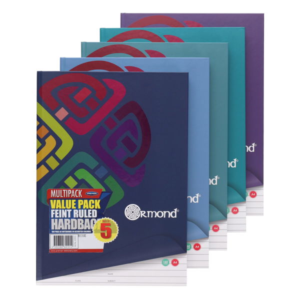 Ormond A4 Hardback 5pk