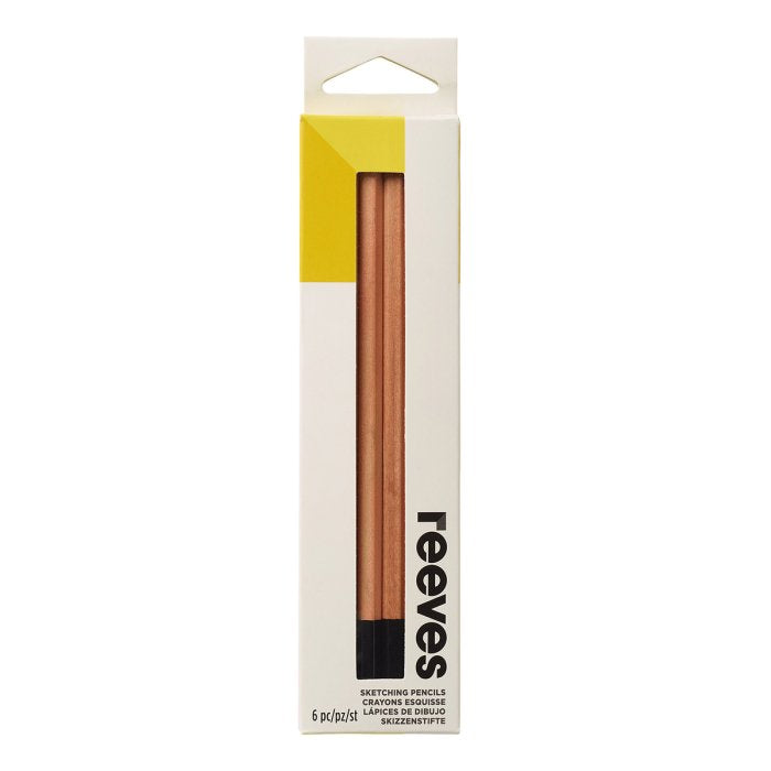 Reeves 6Pk Assorted Sketching Pencils