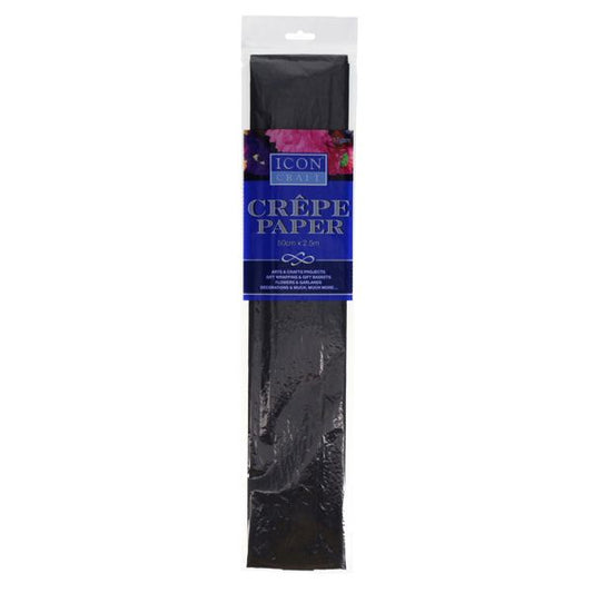 Icon Crepe Paper Black