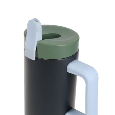Smash 860ml Stainless Steel Bottle Charcoal