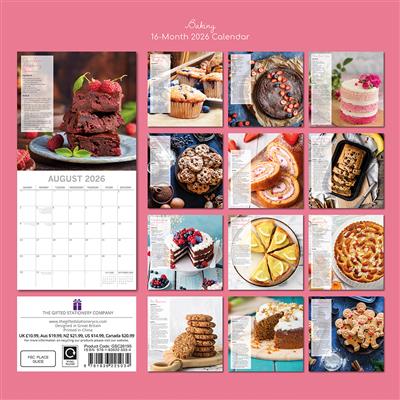 2026 Calendar Baking