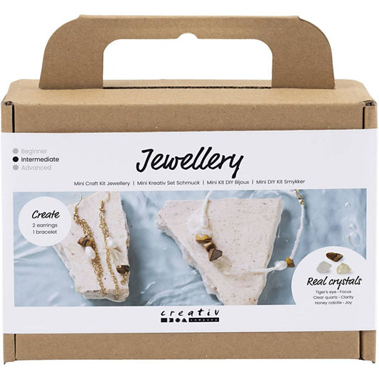 Mini Craft Kit Jewellery Crystal Necklace and Earrings