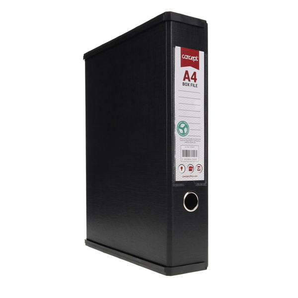 A4 Box File Black Concept