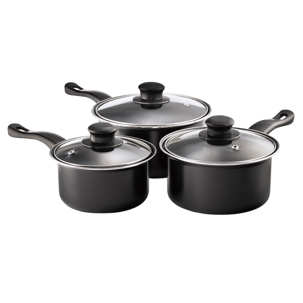 3pc Value Sauce Pan Set Non Stick