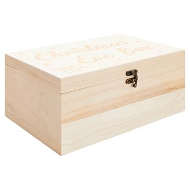 Christmas Eve Wooden Craft Box 300x195x130mm