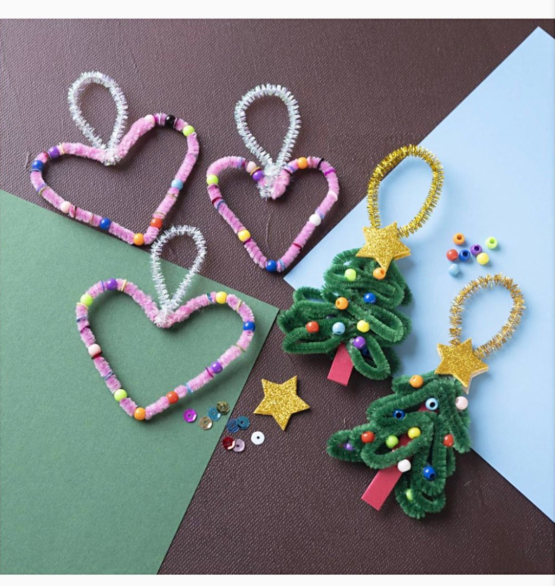 Mini Craft Kit Hearts & Christmas Trees