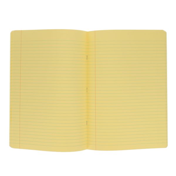 A4 120pg Durable Cover Visual Memory Aid Manuscript Book - Yellow