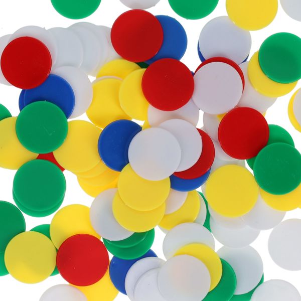 Counters 5 Colours 500 Pack