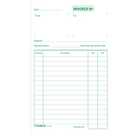 Invoice Book Guildhall