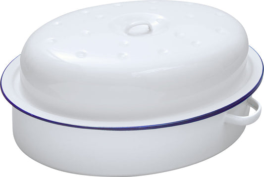 Enamel Oval Roaster 36cm