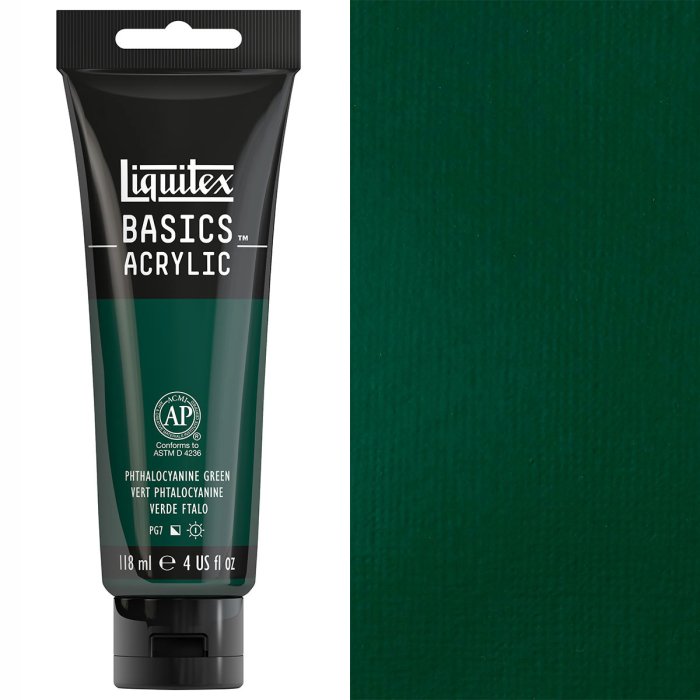 Liquitex Basics Acrylic 118Ml Phthalocyanine Green