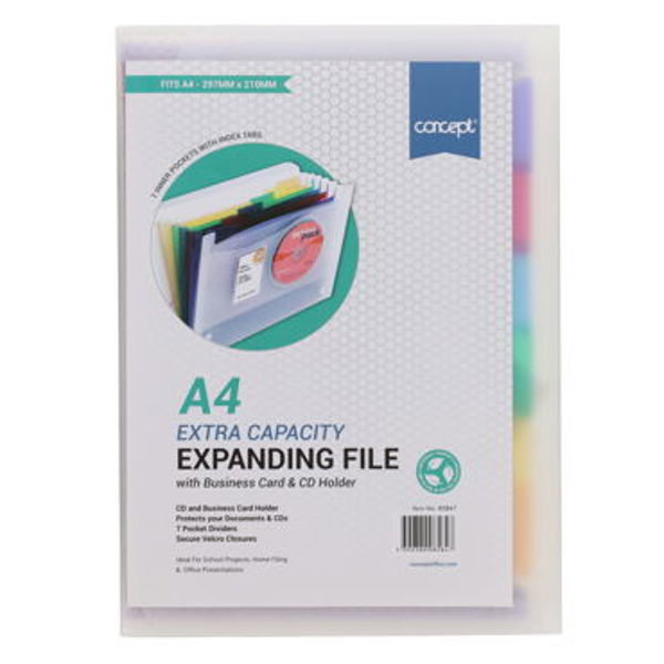 Expanding File A4 7 Pocket