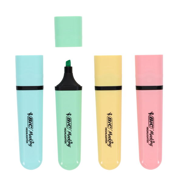 Bic Pastel Highlighters 4 Pack