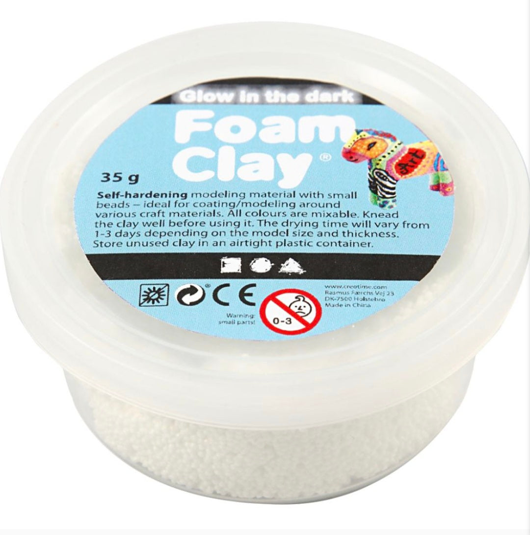 Foam Clay Glow in the Dark 35g