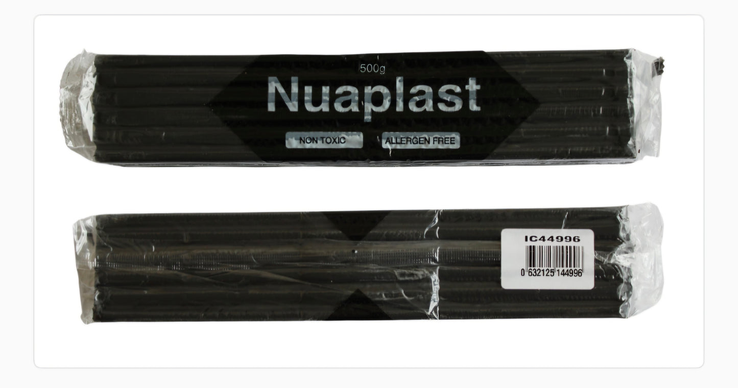 Plasticine 500g Black Nuaplast