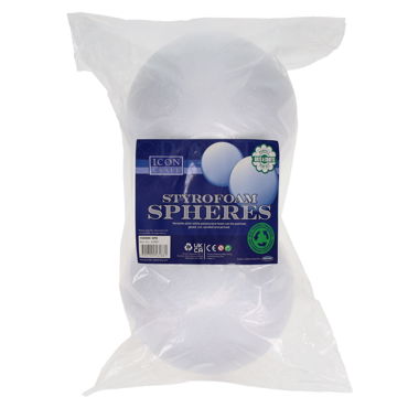 Pkt.2 Styrofoam Spheres - 150
