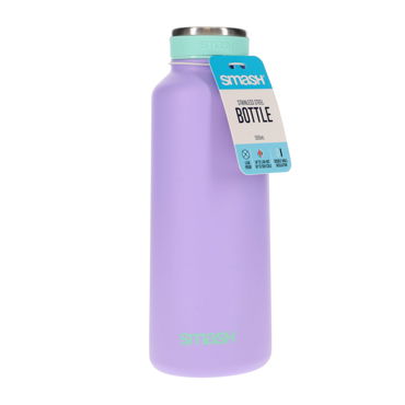 Smash 500ml Stainless Steel Bottle Lilac