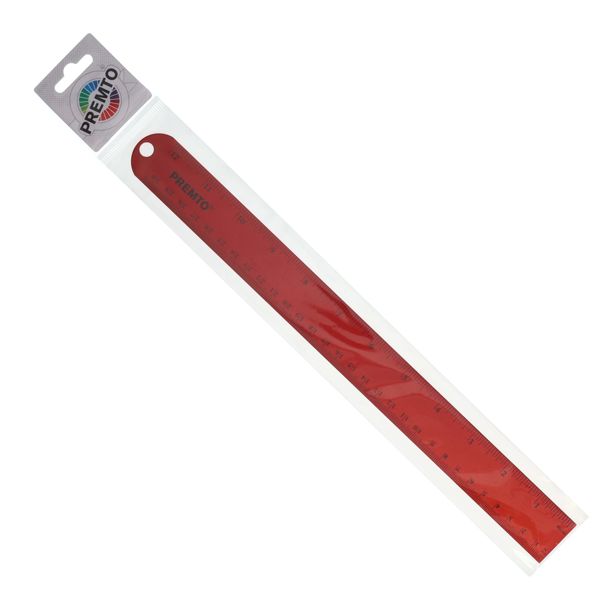 Premto 30Cm Deadlength Aluminium Ruler - 5 Asst