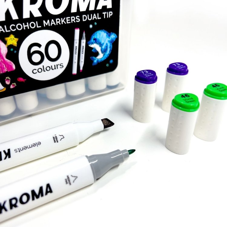 60 Kroma Alcohol Markers