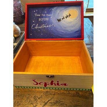Christmas Eve Wooden Craft Box 300x195x130mm