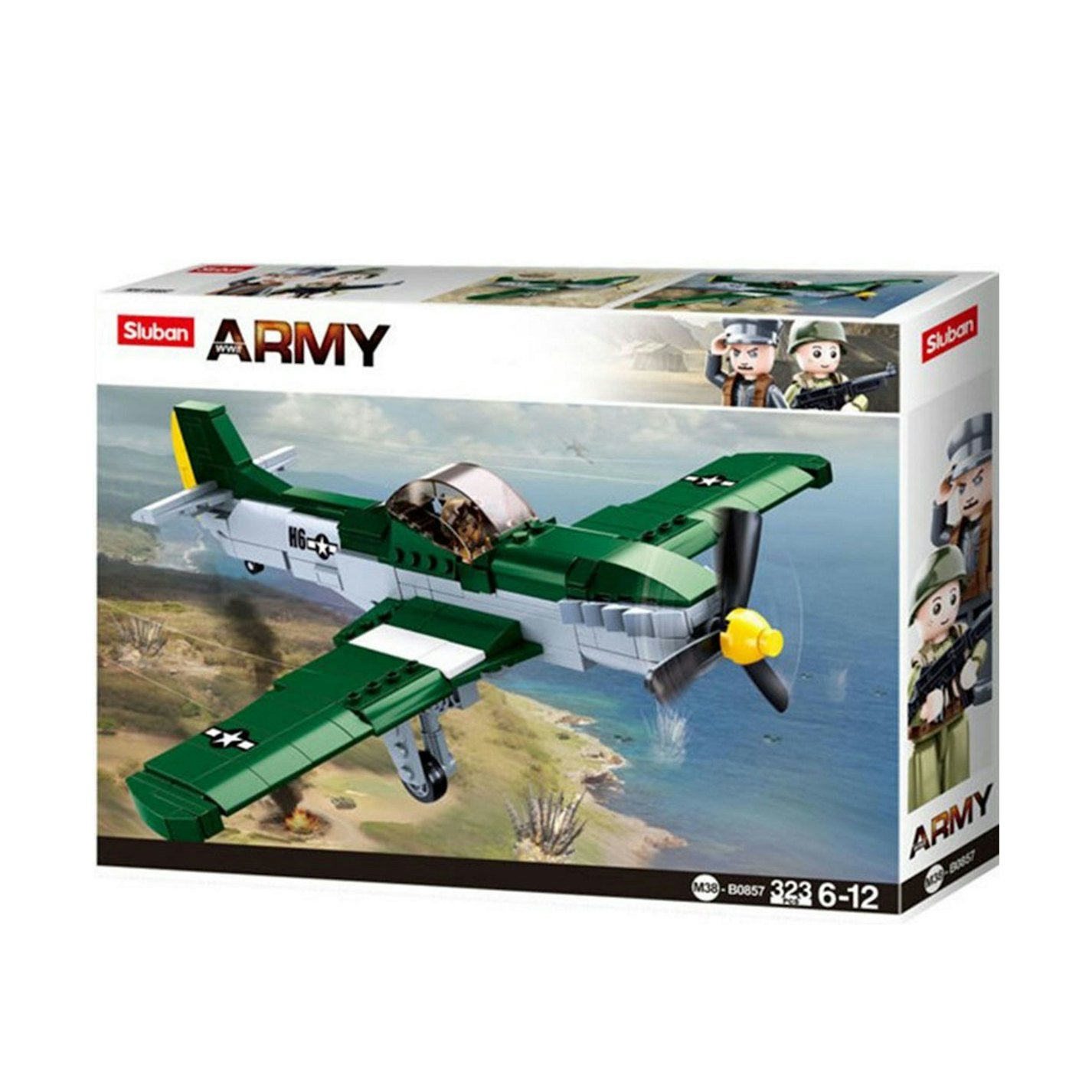 Sluban WW11 -P-51D Fighter