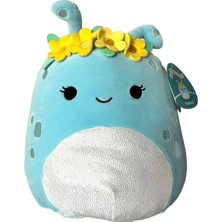 Squishmallows 16" NatNat The Blue Alien with Flower Crown
