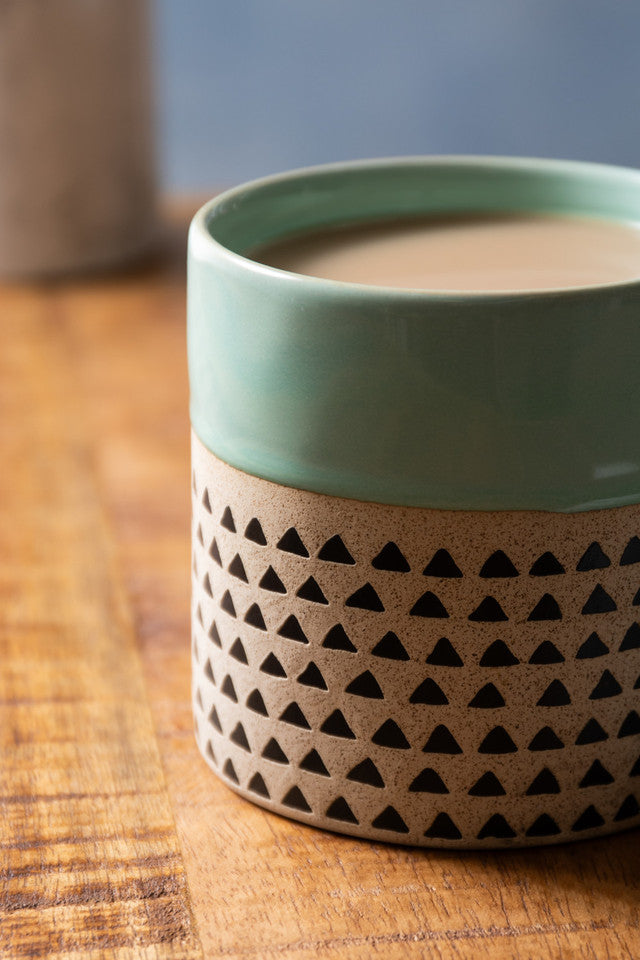 Mug Green Glaze Miska