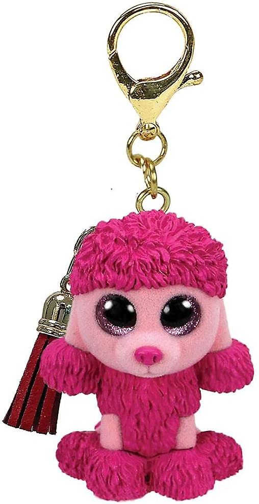 TY PATSY POODLE KEYCLIP KEYCHAIN
