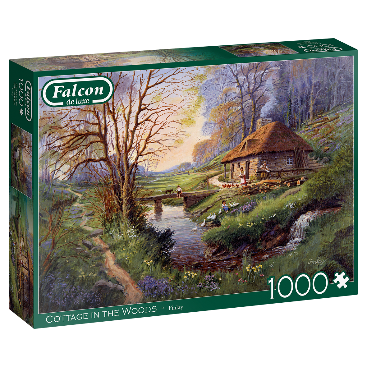 FALCON COTTAGE IN THE WOODS 1000 PIECE JIGSAW PUZZLE