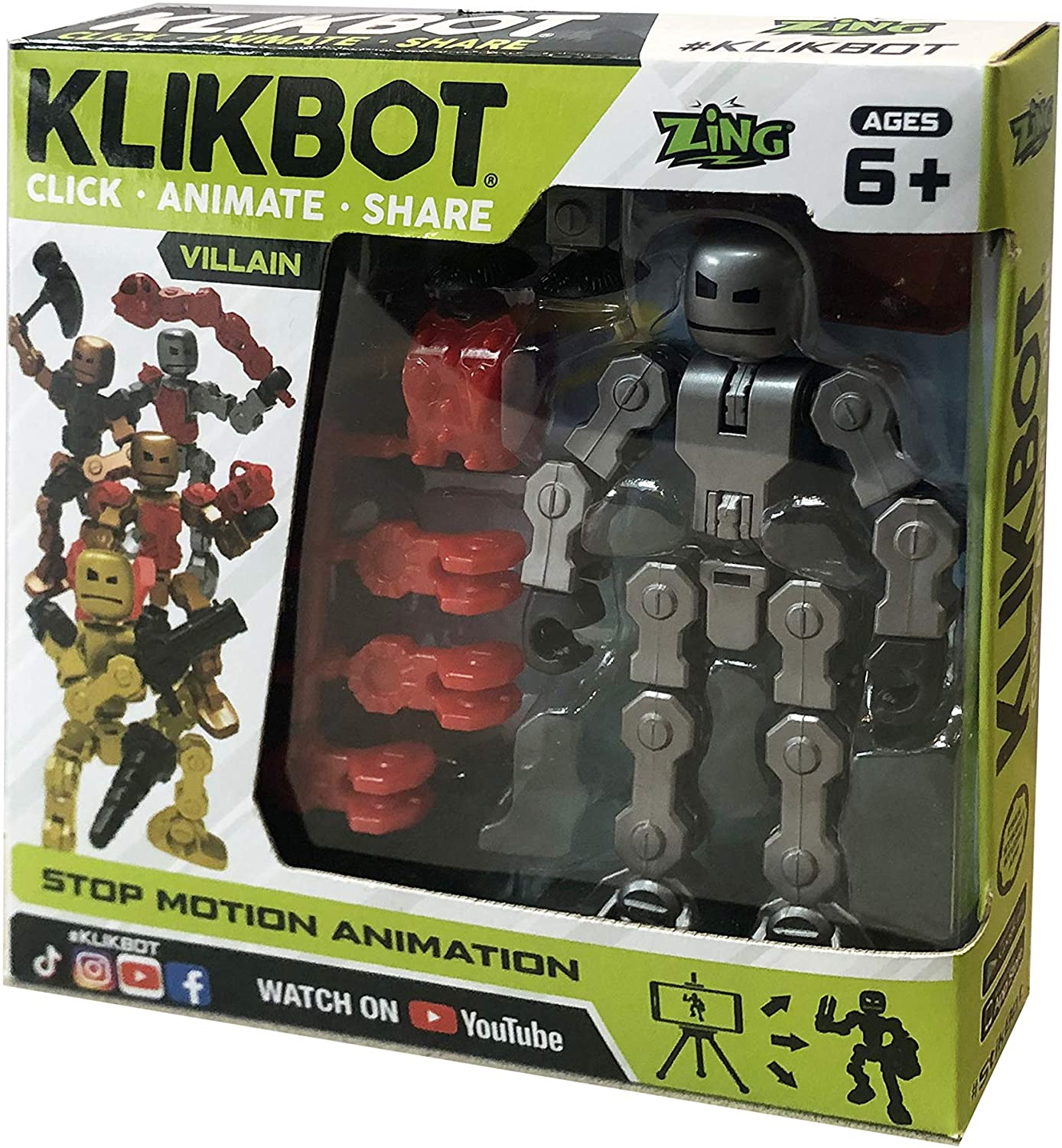KLICKBOT HEROES & VILLANS