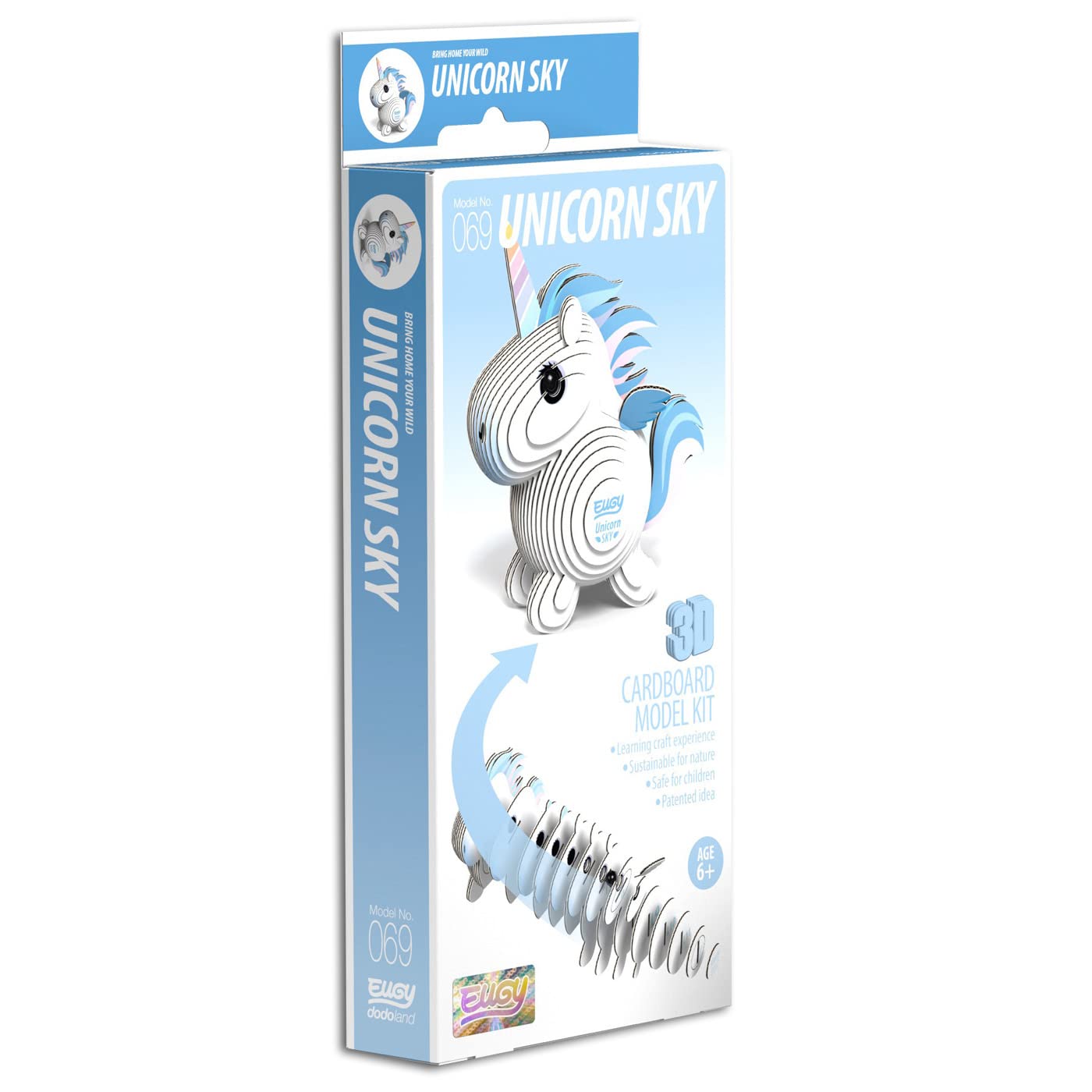 EUGY Unicorn Sky 3D Model Craft Kit