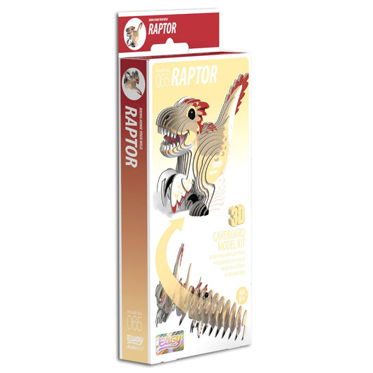 EUGY Raptor 3D Model Craft Kit