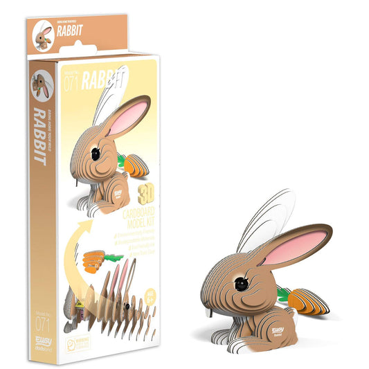 EUGY Rabbit 3D Model Craft Kit