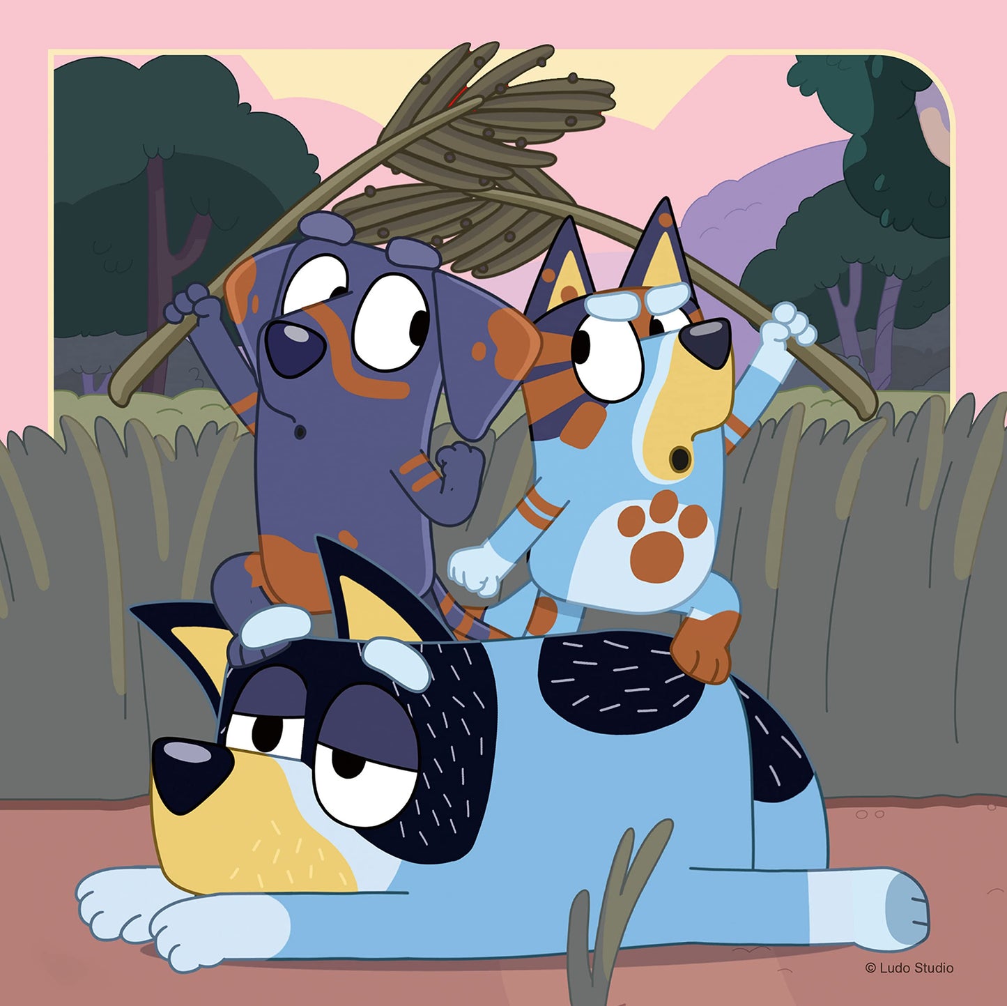 Ravensburger Bluey 3 x 49 Piece Jigsaw Puzzle