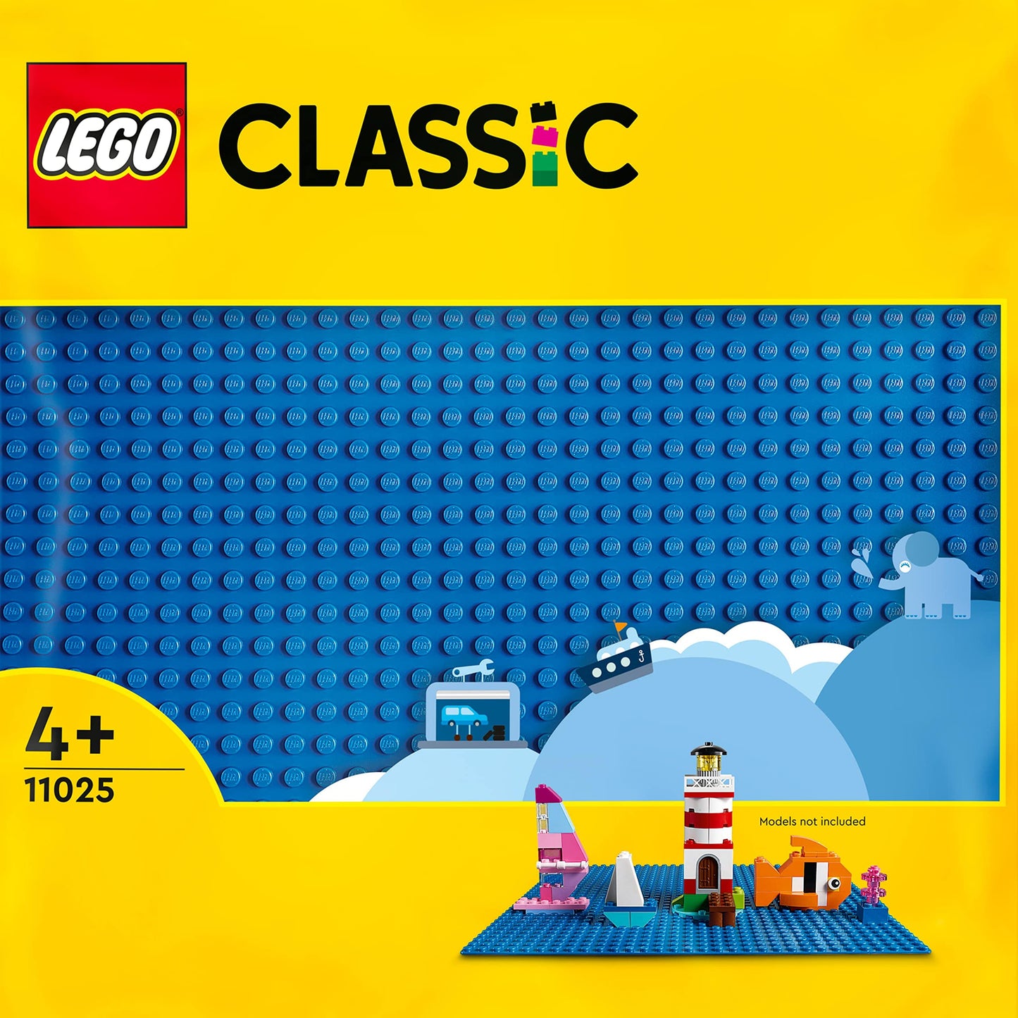 LEGO 11025 CLASSIC BLUE BASEPLATE BUILDING BASE