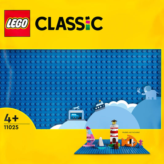 LEGO 11025 CLASSIC BLUE BASEPLATE BUILDING BASE